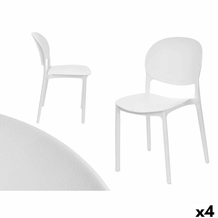 Stackable chair PP-2052-W 4 Units