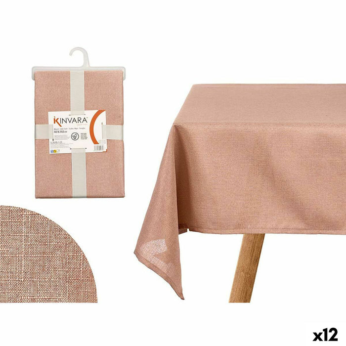 Față de Masă Kinvara NM40215-C6 3 Roz 140 x 240 cm (12 Unități)